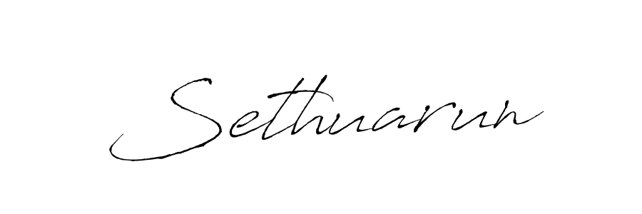 How to Draw Sethuarun signature style? Antro_Vectra is a latest design signature styles for name Sethuarun. Sethuarun signature style 6 images and pictures png
