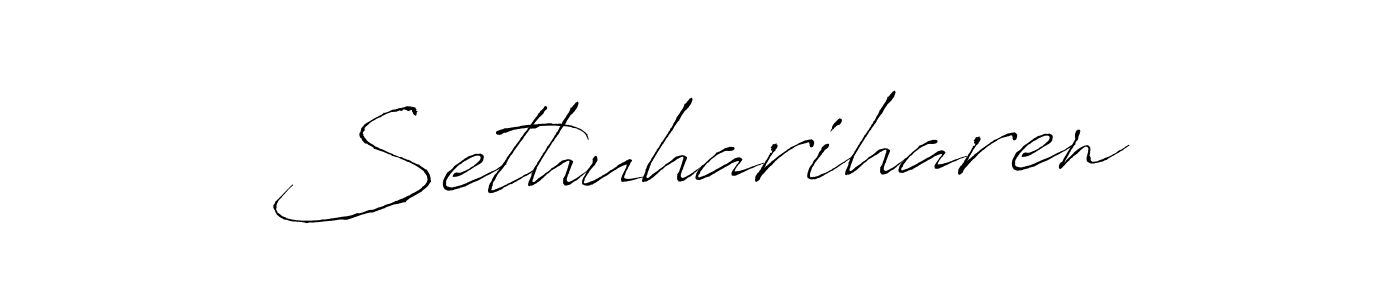 This is the best signature style for the Sethuhariharen name. Also you like these signature font (Antro_Vectra). Mix name signature. Sethuhariharen signature style 6 images and pictures png