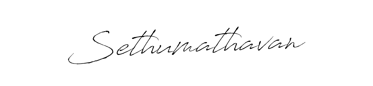 Sethumathavan stylish signature style. Best Handwritten Sign (Antro_Vectra) for my name. Handwritten Signature Collection Ideas for my name Sethumathavan. Sethumathavan signature style 6 images and pictures png