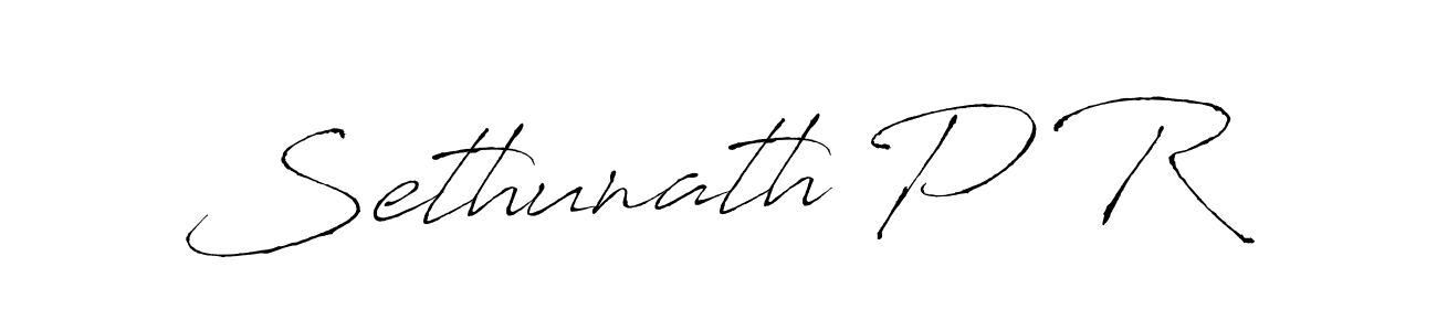 Also we have Sethunath P R name is the best signature style. Create professional handwritten signature collection using Antro_Vectra autograph style. Sethunath P R signature style 6 images and pictures png