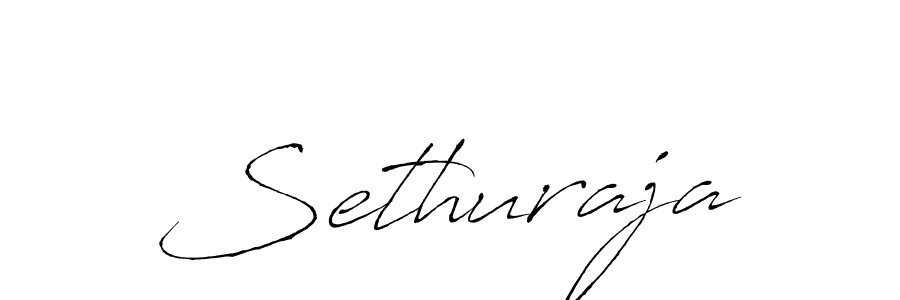 Create a beautiful signature design for name Sethuraja. With this signature (Antro_Vectra) fonts, you can make a handwritten signature for free. Sethuraja signature style 6 images and pictures png