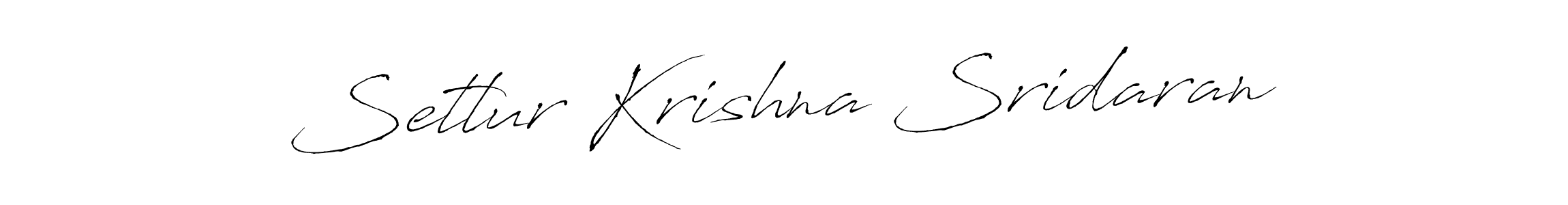 The best way (Antro_Vectra) to make a short signature is to pick only two or three words in your name. The name Setlur Krishna Sridaran include a total of six letters. For converting this name. Setlur Krishna Sridaran signature style 6 images and pictures png