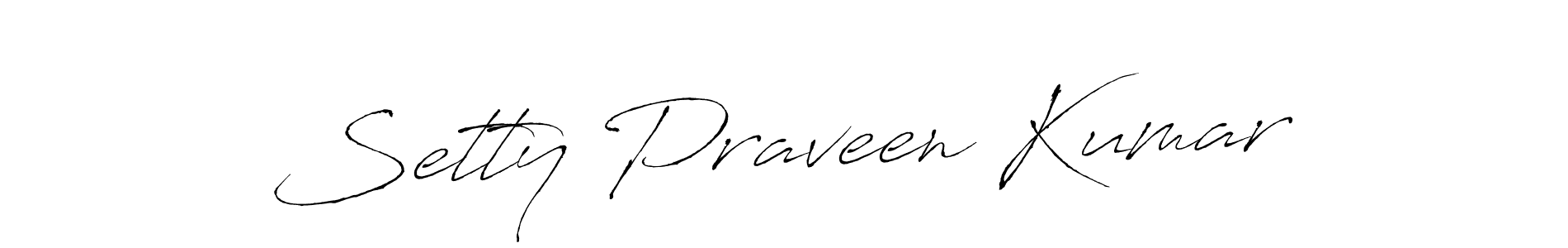 Also You can easily find your signature by using the search form. We will create Setty Praveen Kumar name handwritten signature images for you free of cost using Antro_Vectra sign style. Setty Praveen Kumar signature style 6 images and pictures png