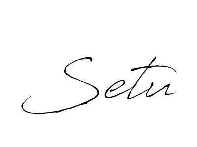 How to make Setu name signature. Use Antro_Vectra style for creating short signs online. This is the latest handwritten sign. Setu signature style 6 images and pictures png