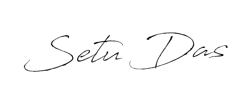 Make a beautiful signature design for name Setu Das. With this signature (Antro_Vectra) style, you can create a handwritten signature for free. Setu Das signature style 6 images and pictures png