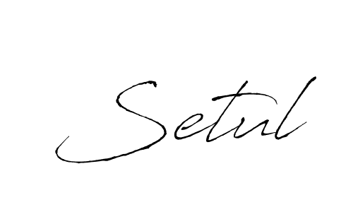 The best way (Antro_Vectra) to make a short signature is to pick only two or three words in your name. The name Setul include a total of six letters. For converting this name. Setul signature style 6 images and pictures png