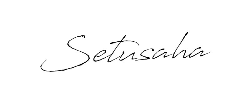 Design your own signature with our free online signature maker. With this signature software, you can create a handwritten (Antro_Vectra) signature for name Setusaha. Setusaha signature style 6 images and pictures png