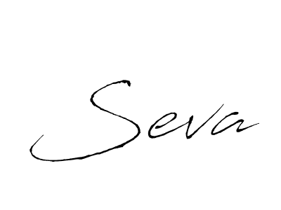 Use a signature maker to create a handwritten signature online. With this signature software, you can design (Antro_Vectra) your own signature for name Seva. Seva signature style 6 images and pictures png