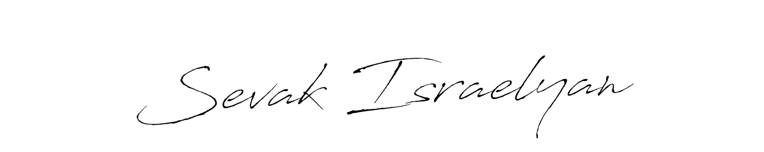 Similarly Antro_Vectra is the best handwritten signature design. Signature creator online .You can use it as an online autograph creator for name Sevak Israelyan. Sevak Israelyan signature style 6 images and pictures png