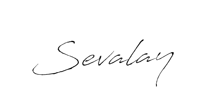 How to make Sevalay signature? Antro_Vectra is a professional autograph style. Create handwritten signature for Sevalay name. Sevalay signature style 6 images and pictures png