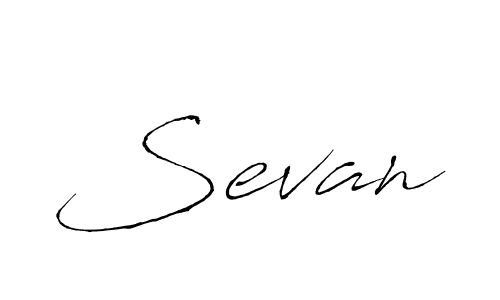 Make a beautiful signature design for name Sevan. Use this online signature maker to create a handwritten signature for free. Sevan signature style 6 images and pictures png