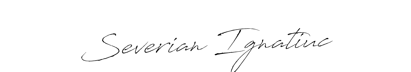 How to make Severian Ignatiuc signature? Antro_Vectra is a professional autograph style. Create handwritten signature for Severian Ignatiuc name. Severian Ignatiuc signature style 6 images and pictures png