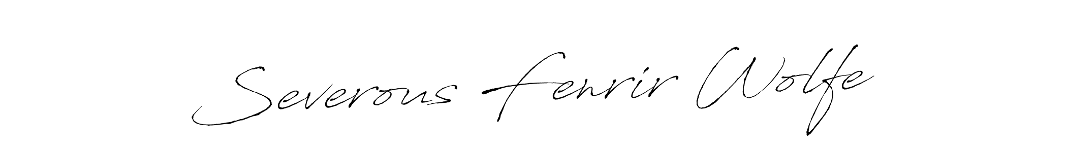 Antro_Vectra is a professional signature style that is perfect for those who want to add a touch of class to their signature. It is also a great choice for those who want to make their signature more unique. Get Severous Fenrir Wolfe name to fancy signature for free. Severous Fenrir Wolfe signature style 6 images and pictures png