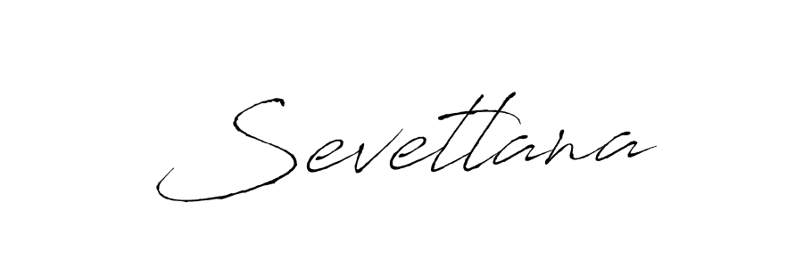 Make a beautiful signature design for name Sevetlana. With this signature (Antro_Vectra) style, you can create a handwritten signature for free. Sevetlana signature style 6 images and pictures png
