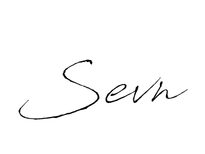 if you are searching for the best signature style for your name Sevn. so please give up your signature search. here we have designed multiple signature styles  using Antro_Vectra. Sevn signature style 6 images and pictures png