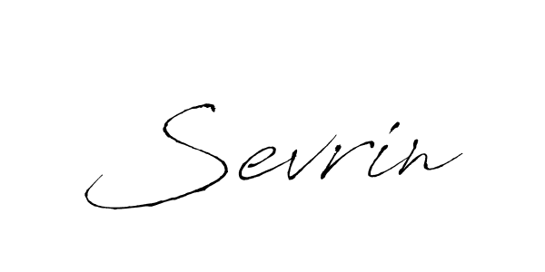 Design your own signature with our free online signature maker. With this signature software, you can create a handwritten (Antro_Vectra) signature for name Sevrin. Sevrin signature style 6 images and pictures png