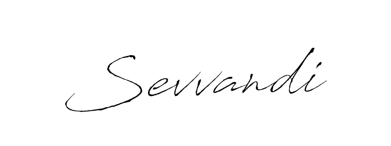 Make a beautiful signature design for name Sevvandi. With this signature (Antro_Vectra) style, you can create a handwritten signature for free. Sevvandi signature style 6 images and pictures png