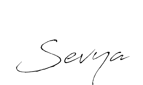 Use a signature maker to create a handwritten signature online. With this signature software, you can design (Antro_Vectra) your own signature for name Sevya. Sevya signature style 6 images and pictures png