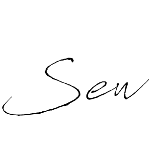 How to Draw Sew signature style? Antro_Vectra is a latest design signature styles for name Sew. Sew signature style 6 images and pictures png