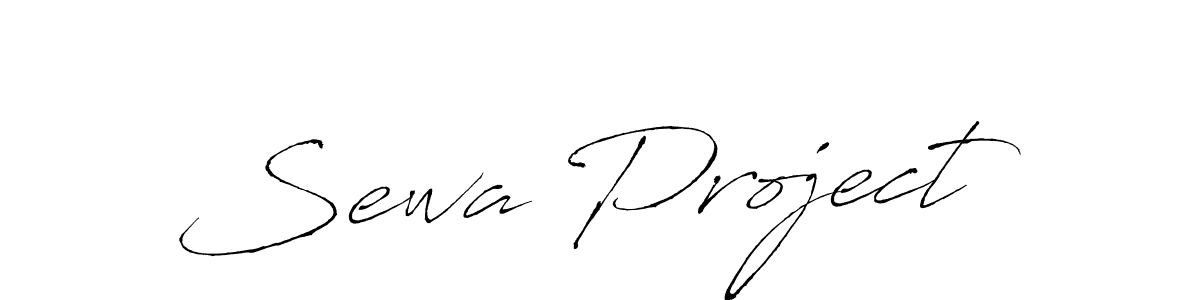 You should practise on your own different ways (Antro_Vectra) to write your name (Sewa Project) in signature. don't let someone else do it for you. Sewa Project signature style 6 images and pictures png