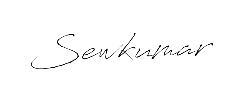 You should practise on your own different ways (Antro_Vectra) to write your name (Sewkumar) in signature. don't let someone else do it for you. Sewkumar signature style 6 images and pictures png