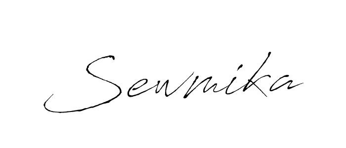 Once you've used our free online signature maker to create your best signature Antro_Vectra style, it's time to enjoy all of the benefits that Sewmika name signing documents. Sewmika signature style 6 images and pictures png