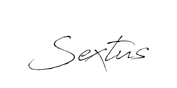 Sextus stylish signature style. Best Handwritten Sign (Antro_Vectra) for my name. Handwritten Signature Collection Ideas for my name Sextus. Sextus signature style 6 images and pictures png