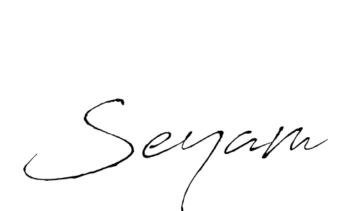 Seyam stylish signature style. Best Handwritten Sign (Antro_Vectra) for my name. Handwritten Signature Collection Ideas for my name Seyam. Seyam signature style 6 images and pictures png