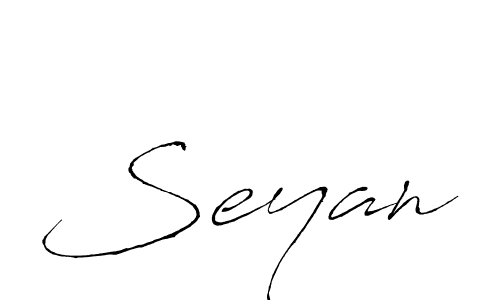 You should practise on your own different ways (Antro_Vectra) to write your name (Seyan) in signature. don't let someone else do it for you. Seyan signature style 6 images and pictures png