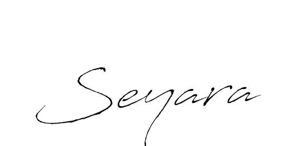 Use a signature maker to create a handwritten signature online. With this signature software, you can design (Antro_Vectra) your own signature for name Seyara. Seyara signature style 6 images and pictures png