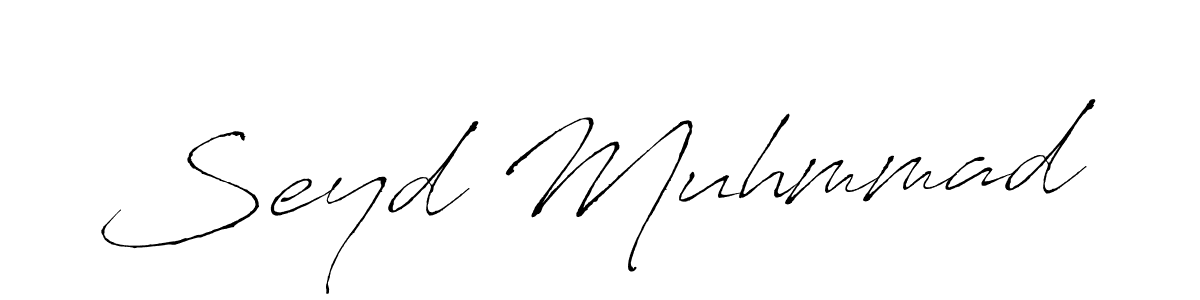 Design your own signature with our free online signature maker. With this signature software, you can create a handwritten (Antro_Vectra) signature for name Seyd Muhmmad. Seyd Muhmmad signature style 6 images and pictures png