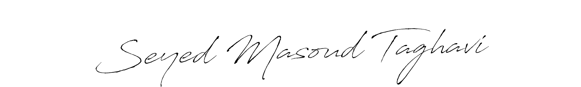It looks lik you need a new signature style for name Seyed Masoud Taghavi. Design unique handwritten (Antro_Vectra) signature with our free signature maker in just a few clicks. Seyed Masoud Taghavi signature style 6 images and pictures png