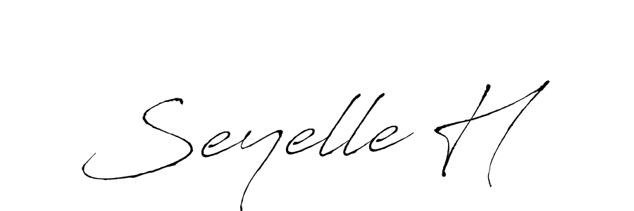 Make a short Seyelle H signature style. Manage your documents anywhere anytime using Antro_Vectra. Create and add eSignatures, submit forms, share and send files easily. Seyelle H signature style 6 images and pictures png