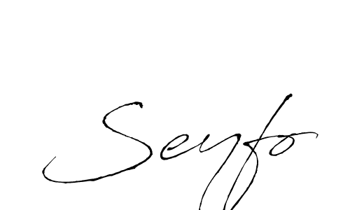 You should practise on your own different ways (Antro_Vectra) to write your name (Seyfo) in signature. don't let someone else do it for you. Seyfo signature style 6 images and pictures png