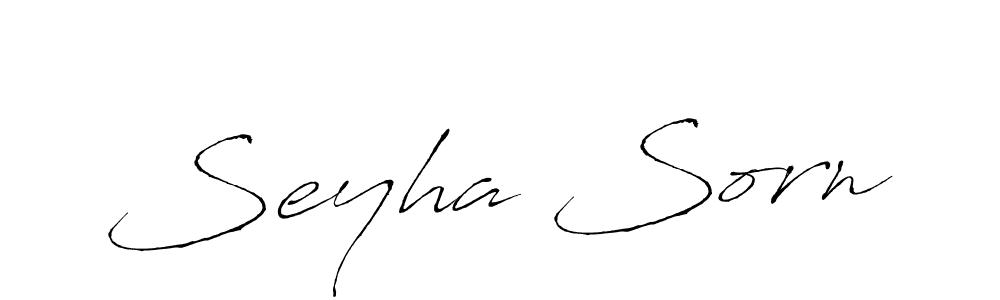Create a beautiful signature design for name Seyha Sorn. With this signature (Antro_Vectra) fonts, you can make a handwritten signature for free. Seyha Sorn signature style 6 images and pictures png