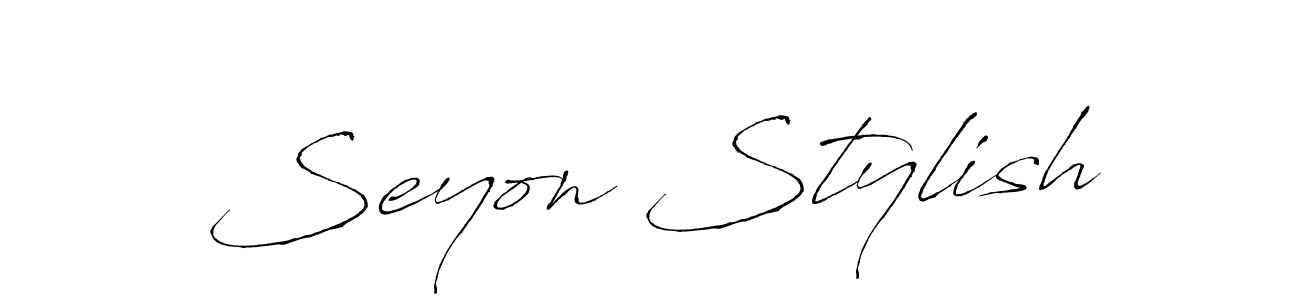 This is the best signature style for the Seyon Stylish name. Also you like these signature font (Antro_Vectra). Mix name signature. Seyon Stylish signature style 6 images and pictures png