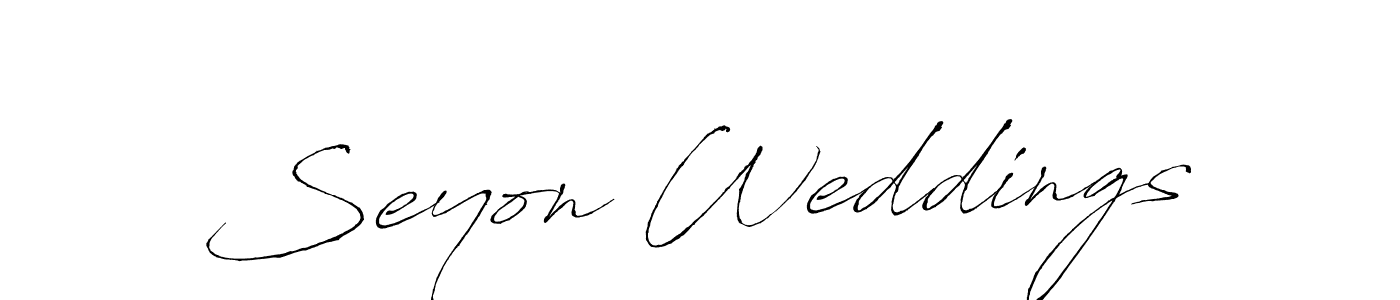 How to Draw Seyon Weddings signature style? Antro_Vectra is a latest design signature styles for name Seyon Weddings. Seyon Weddings signature style 6 images and pictures png