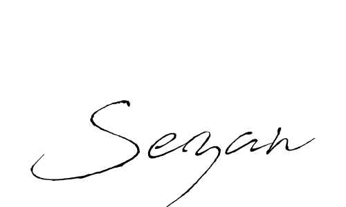 The best way (Antro_Vectra) to make a short signature is to pick only two or three words in your name. The name Sezan include a total of six letters. For converting this name. Sezan signature style 6 images and pictures png