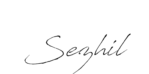 The best way (Antro_Vectra) to make a short signature is to pick only two or three words in your name. The name Sezhil include a total of six letters. For converting this name. Sezhil signature style 6 images and pictures png
