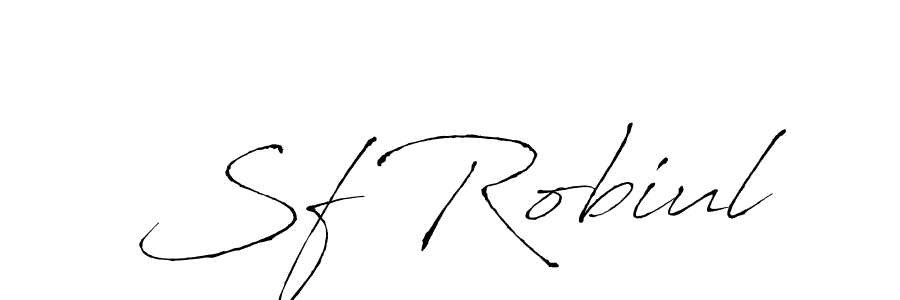 Make a beautiful signature design for name Sf Robiul. With this signature (Antro_Vectra) style, you can create a handwritten signature for free. Sf Robiul signature style 6 images and pictures png