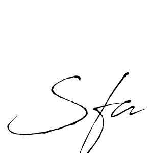 Sfa stylish signature style. Best Handwritten Sign (Antro_Vectra) for my name. Handwritten Signature Collection Ideas for my name Sfa. Sfa signature style 6 images and pictures png