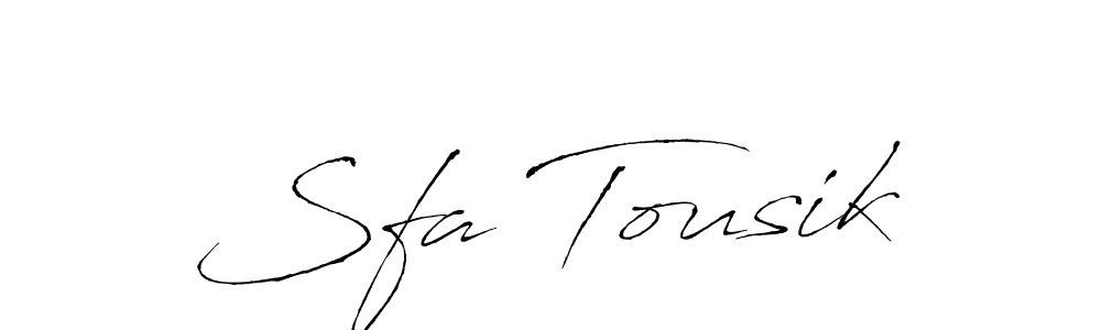 Make a beautiful signature design for name Sfa Tousik. Use this online signature maker to create a handwritten signature for free. Sfa Tousik signature style 6 images and pictures png