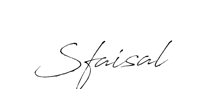 Create a beautiful signature design for name Sfaisal. With this signature (Antro_Vectra) fonts, you can make a handwritten signature for free. Sfaisal signature style 6 images and pictures png