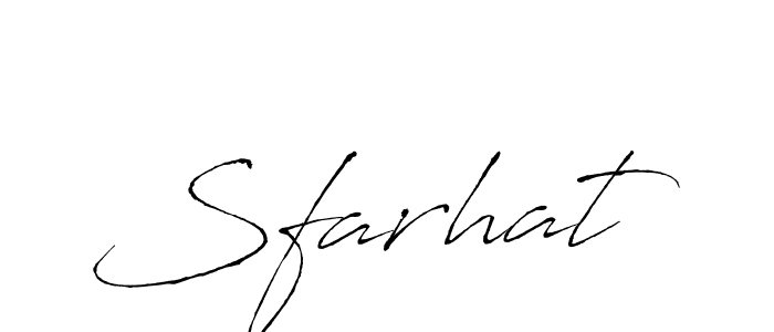 Antro_Vectra is a professional signature style that is perfect for those who want to add a touch of class to their signature. It is also a great choice for those who want to make their signature more unique. Get Sfarhat name to fancy signature for free. Sfarhat signature style 6 images and pictures png