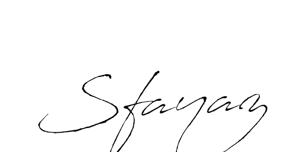 Sfayaz stylish signature style. Best Handwritten Sign (Antro_Vectra) for my name. Handwritten Signature Collection Ideas for my name Sfayaz. Sfayaz signature style 6 images and pictures png