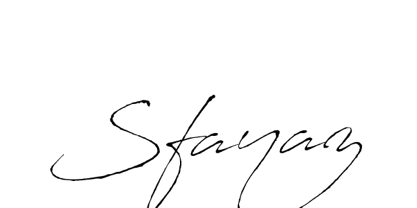 Sfayaz stylish signature style. Best Handwritten Sign (Antro_Vectra) for my name. Handwritten Signature Collection Ideas for my name Sfayaz. Sfayaz signature style 6 images and pictures png