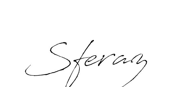 Use a signature maker to create a handwritten signature online. With this signature software, you can design (Antro_Vectra) your own signature for name Sferaz. Sferaz signature style 6 images and pictures png