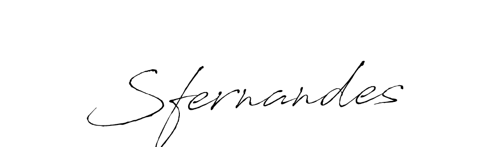 Antro_Vectra is a professional signature style that is perfect for those who want to add a touch of class to their signature. It is also a great choice for those who want to make their signature more unique. Get Sfernandes name to fancy signature for free. Sfernandes signature style 6 images and pictures png