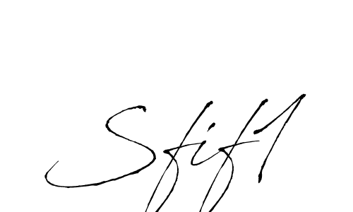 The best way (Antro_Vectra) to make a short signature is to pick only two or three words in your name. The name Sfif1 include a total of six letters. For converting this name. Sfif1 signature style 6 images and pictures png