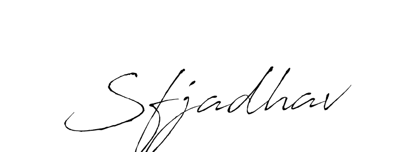 Once you've used our free online signature maker to create your best signature Antro_Vectra style, it's time to enjoy all of the benefits that Sfjadhav name signing documents. Sfjadhav signature style 6 images and pictures png